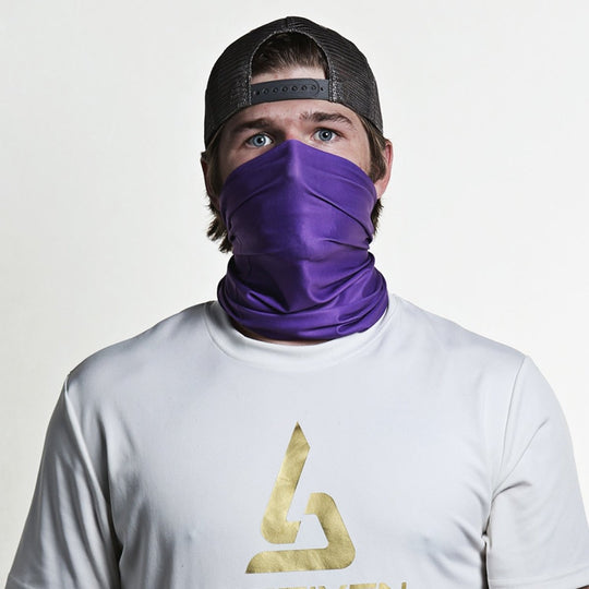 Solid Heather Purple | Neck Gaiter - B-Driven Sports
