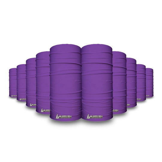 Solid Heather Purple | Neck Gaiter - B-Driven Sports