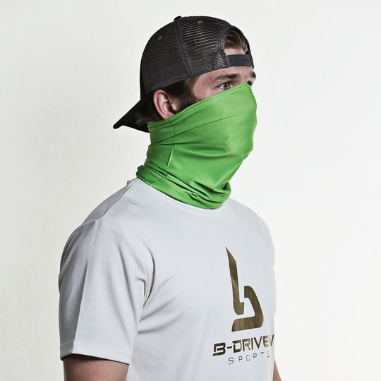 Solid Lime Green | Neck Gaiter - B-Driven Sports