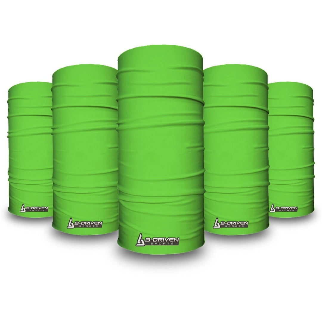 Solid Lime Green | Neck Gaiter - B-Driven Sports