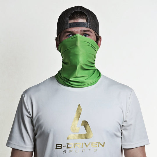 Solid Lime Green | Neck Gaiter - B-Driven Sports
