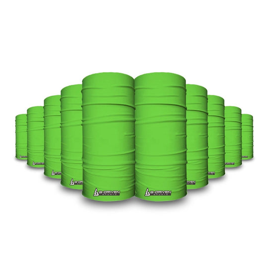 Solid Lime Green | Neck Gaiter - B-Driven Sports