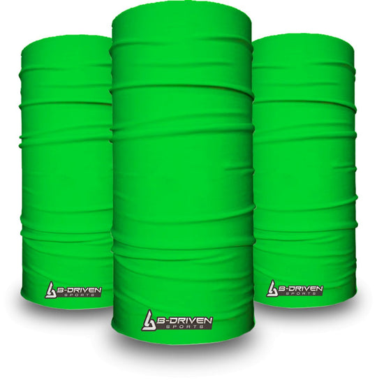 Solid Lime Green | Neck Gaiter - B-Driven Sports