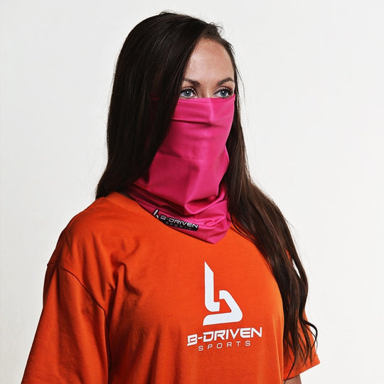 Solid Pink | Neck Gaiter - B-Driven Sports