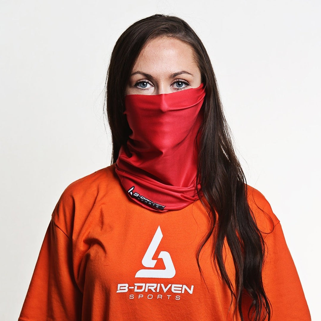 Solid Red | Neck Gaiter - B-Driven Sports