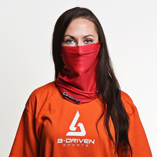 Solid Red | Neck Gaiter - B-Driven Sports