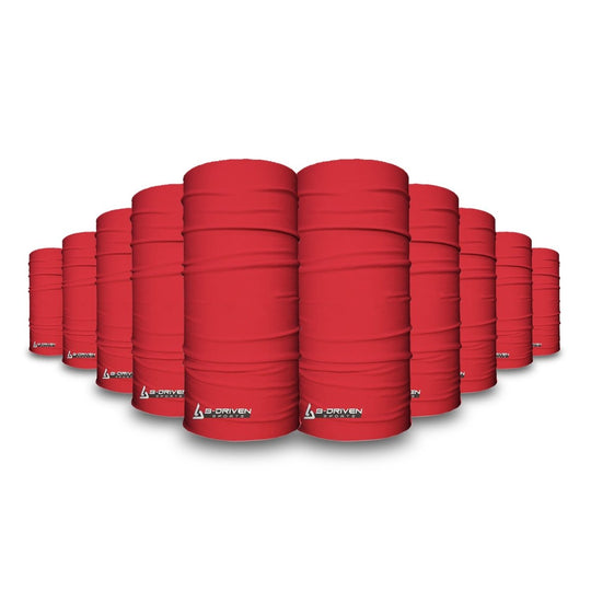 Solid Red | Neck Gaiter - B-Driven Sports