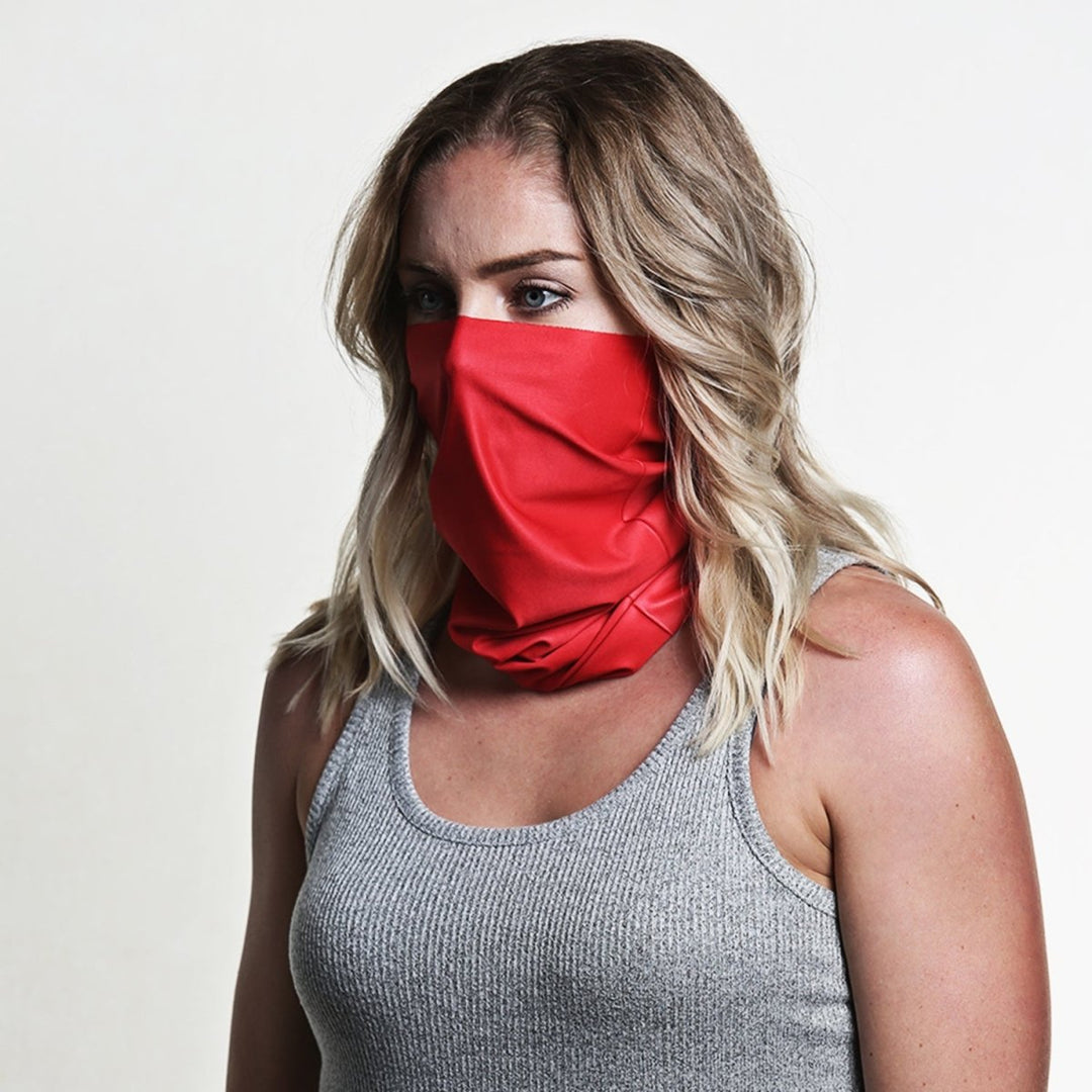 Solid Red | Neck Gaiter - B-Driven Sports