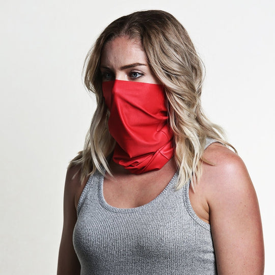 Solid Red | Neck Gaiter - B-Driven Sports
