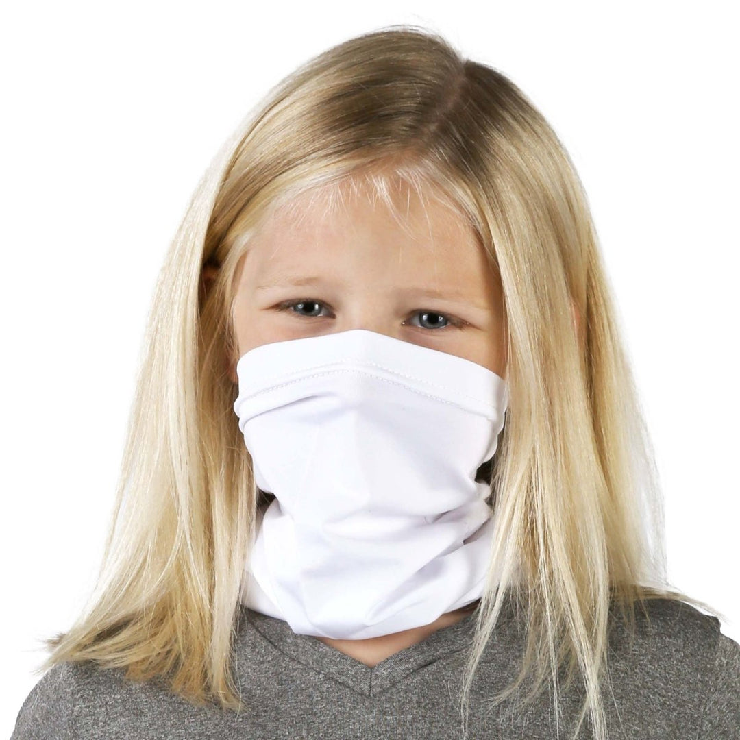 Solid White | Kids Gaiter - B-Driven Sports
