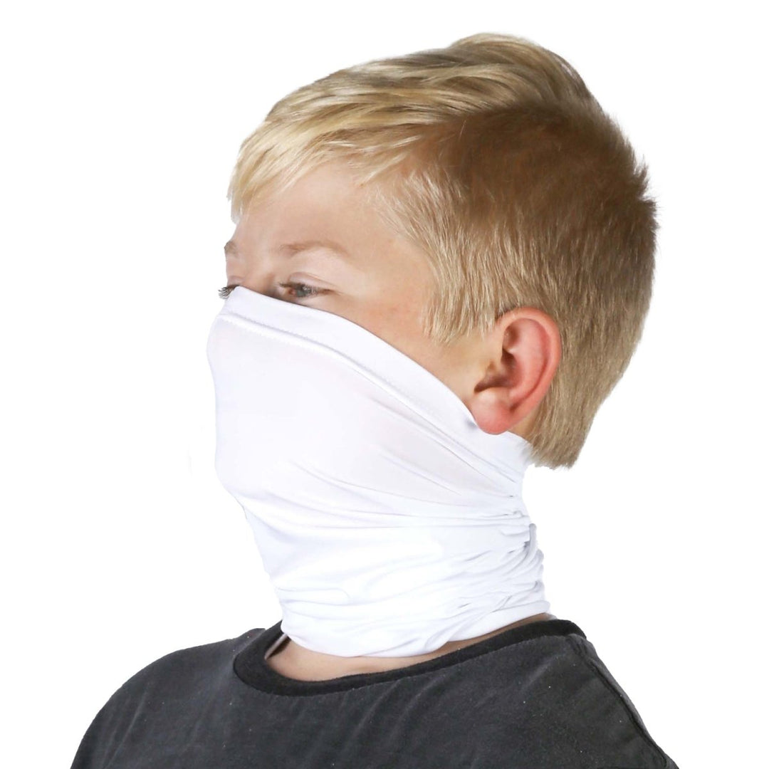 Solid White | Kids Gaiter - B-Driven Sports