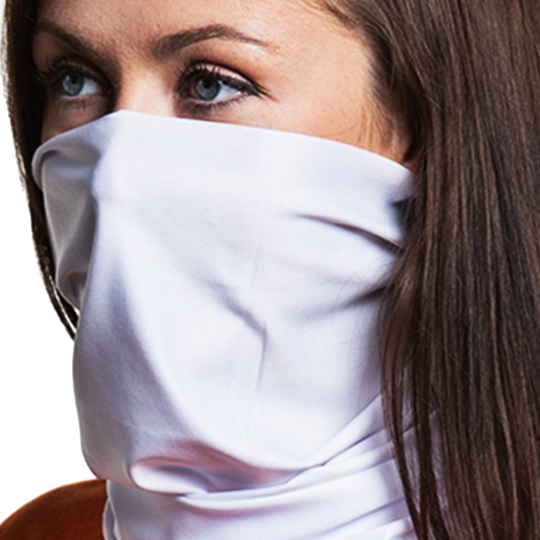 Solid White | Neck Gaiter - B-Driven Sports