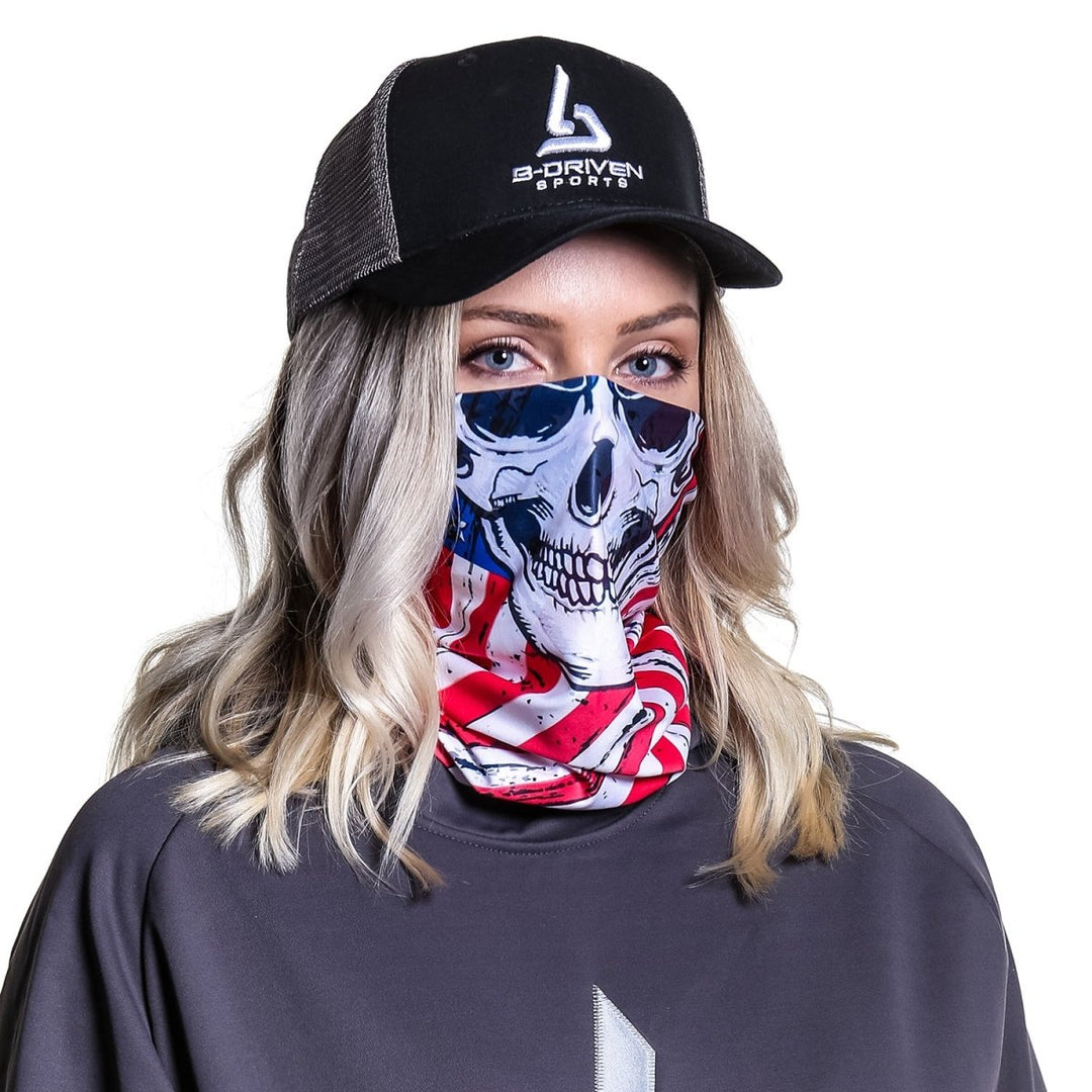 Stars And Stripes V2 | Neck Gaiter - B-Driven Sports