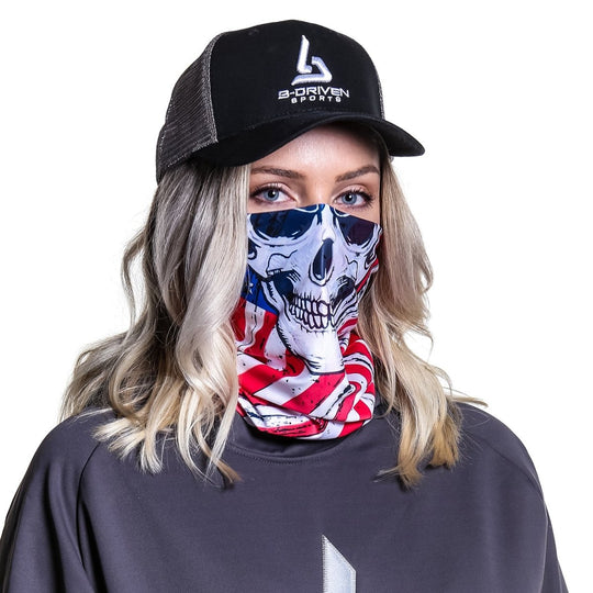 Stars And Stripes V2 | Neck Gaiter - B-Driven Sports