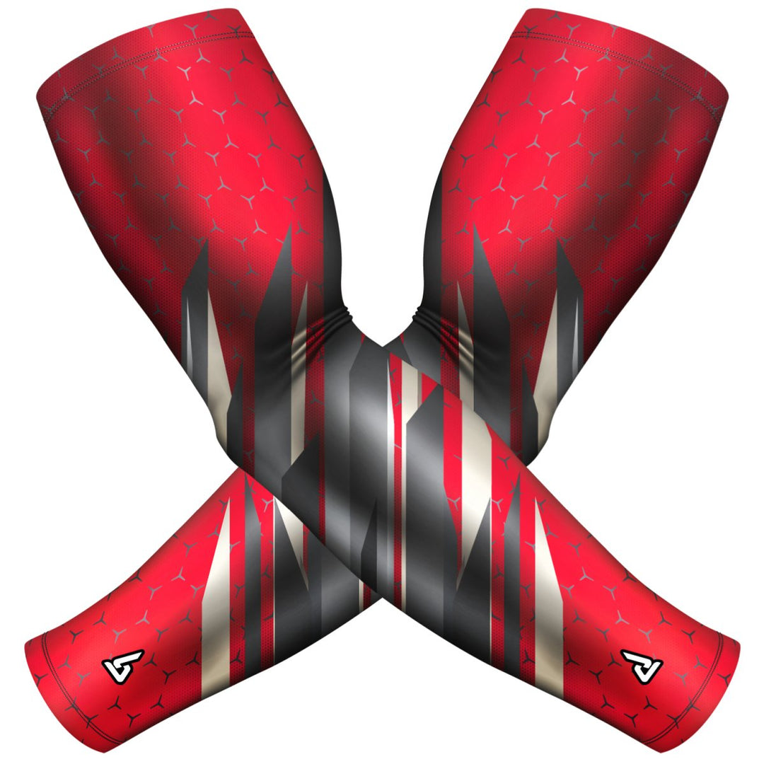 Vortex Red | Sun Sleeve - B-Driven Sports