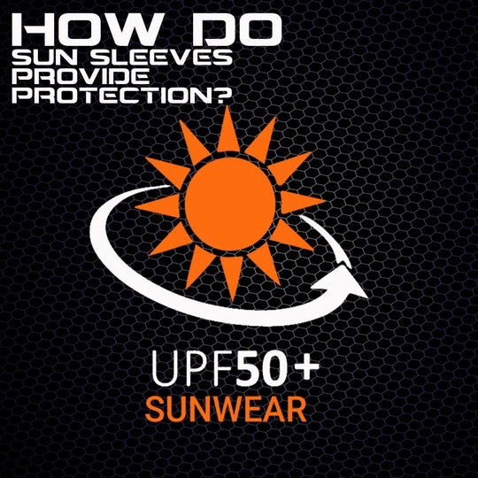 Vortex White | Sun Sleeve - B-Driven Sports